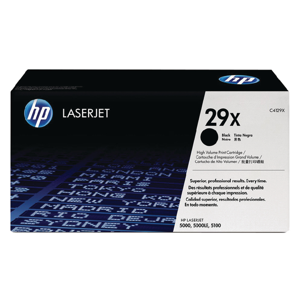 Toner Supplies on Hp 29x Black Laserjet Toner Cartridge   C4129x   Find My Supplies Uk