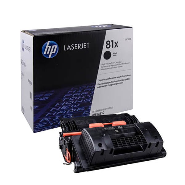 HP 81X High Capacity Black Toner Cartridge CF281X