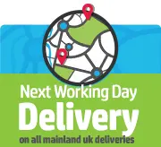 Nex Working Day Delivery on all UK orders!