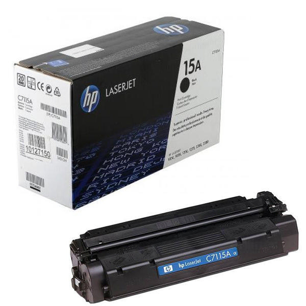 HP 15A Black LaserJet Toner Cartridge C7115A