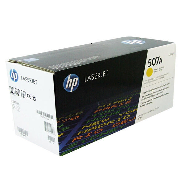 HP 507A Yellow LaserJet Toner Cartridge